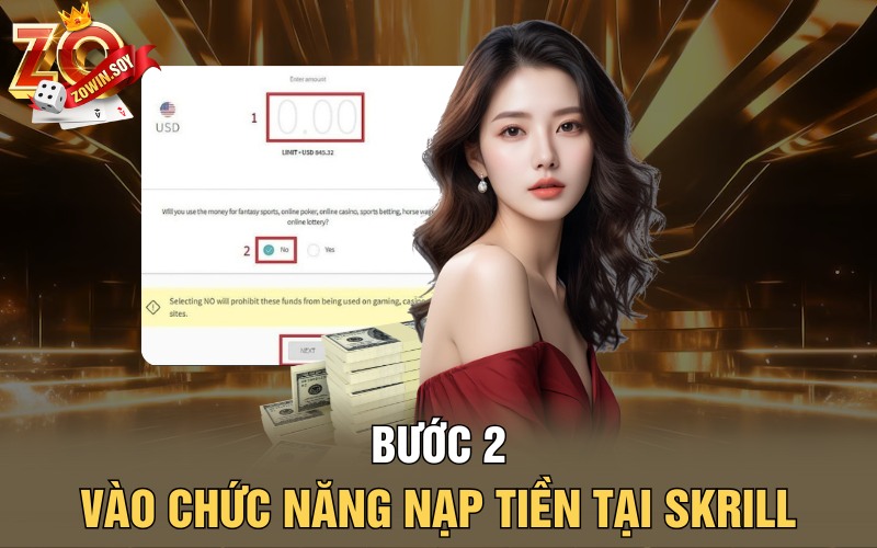 Ví Điện Tử Skrill | Chọn Lựa Hoàn Hảo Cho Anh Em MMO 9 Vào chức năng nạp tiền tại Skrill
