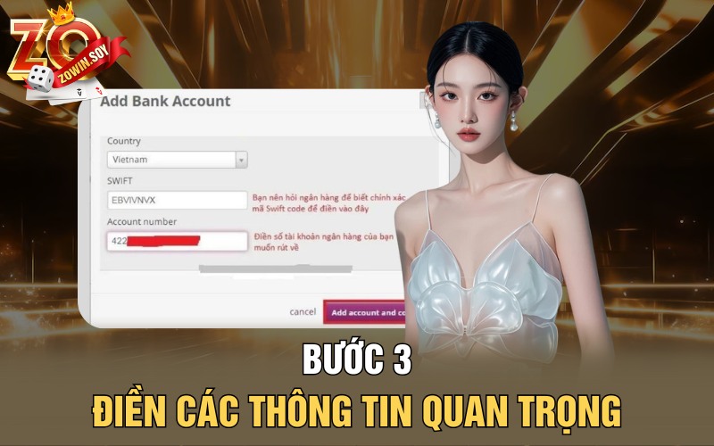 Ví Điện Tử Skrill | Chọn Lựa Hoàn Hảo Cho Anh Em MMO 12 Bước 3 - Điền các thông tin quan trọng